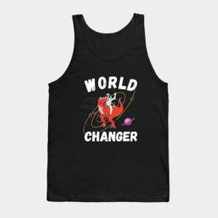 World changer cute illustration Tank Top